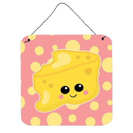 Carolines Treasures Cheese Head Face Wall or Door Hanging Prints BB7052DS66